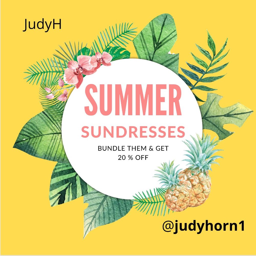 SUNDRESSES bundle and save 20%